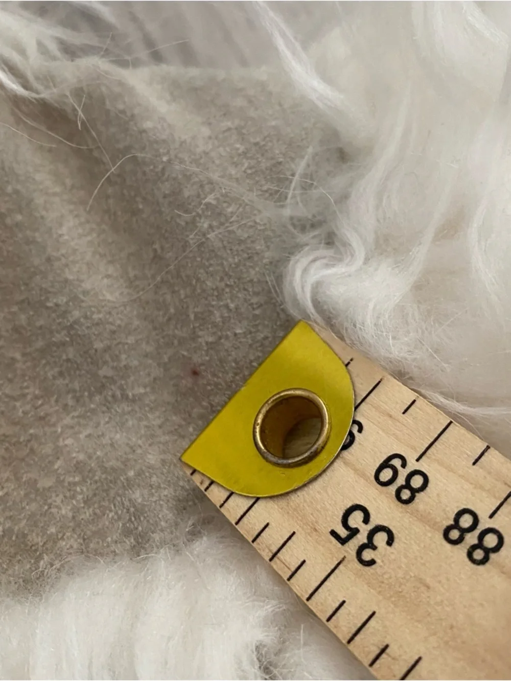 Vintage Suede Faux Fur Vest Boho Western - Picture 9 of 12